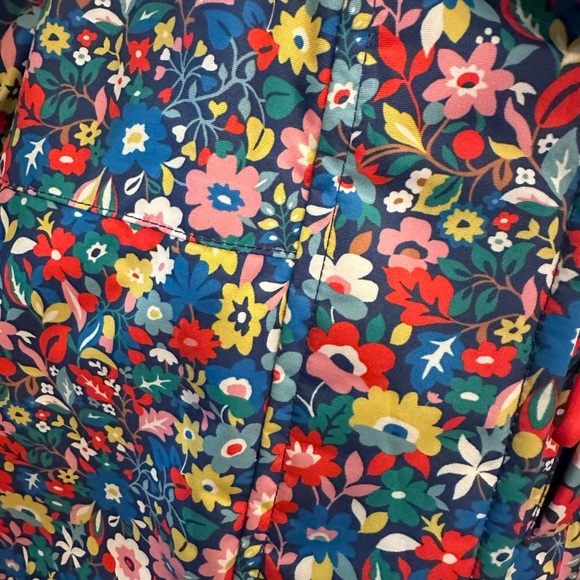 Boden All-weather Waterproof Jacket Multi Patchwork Floral, 7-8 - Picture 3 of 5